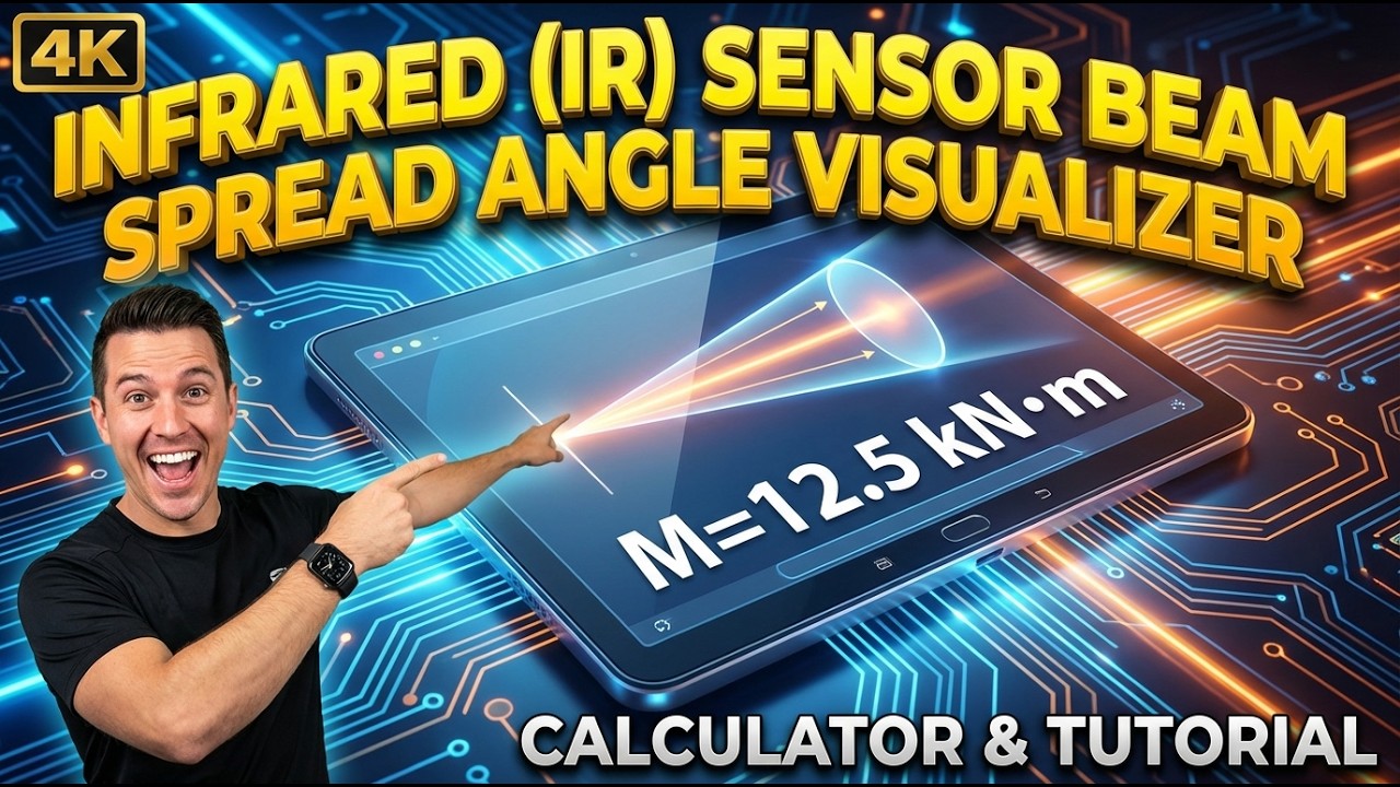 Infrared (IR) Sensor Beam Spread Angle Visualizer