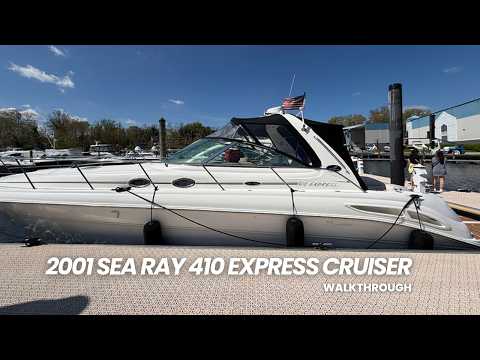 2001 Sea Ray 410 Express Cruiser Video