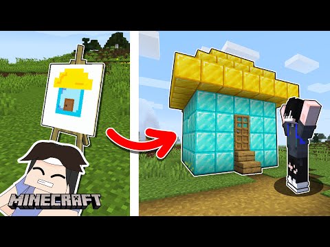 Using DRAWING mod to Prank my FRIEND in Minecraft