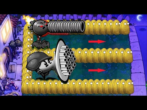 Doom Gatling vs Doom Peashooter vs All Zomboss 999 Zombies - Plants vs Zombies Hack