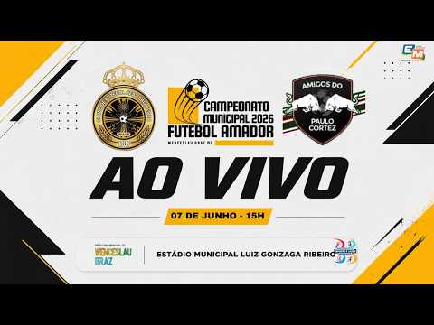 SÃO PEDRO X QUILOMBO | CAMPEONATO MUNICIPAL DE WENCESLAU BRAZ 2026
