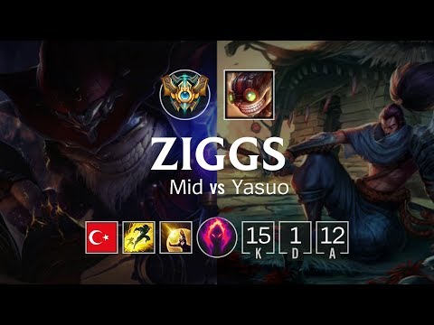 Ziggs Mid vs Yasuo - TR Master Patch 8.24