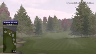 preview picture of video 'Golden Tee Great Shot on Moose Landing!'