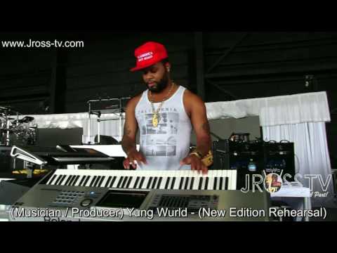 James Ross @ Yung Wurld - "Behind The Scene New Edition Rehearsal" - www.Jross-tv.com