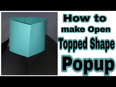 Pop up Tutorial 10 - Open Topped Shape | SS Craft Mantra 15