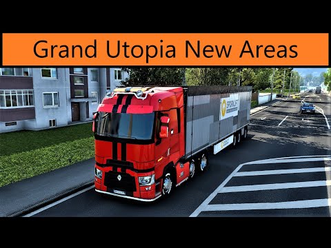 Euro Truck Simulator 2 | Discovering new areas in Grand Utopia V1.10 (ETS2 V1.40)