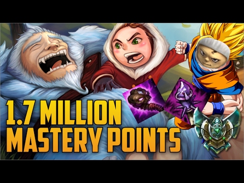 Platinum AP TOP LANE NUNU 1,700,000 MASTERY POINTS- Spectate Highest Mastery Points on Nunu