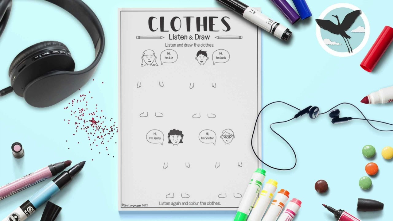 Clothes Listen & Draw