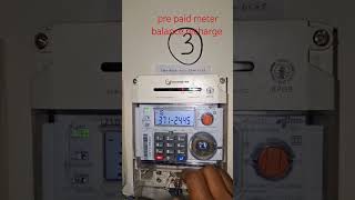 How to balance recharge in bpdb prepaid meter with token.
