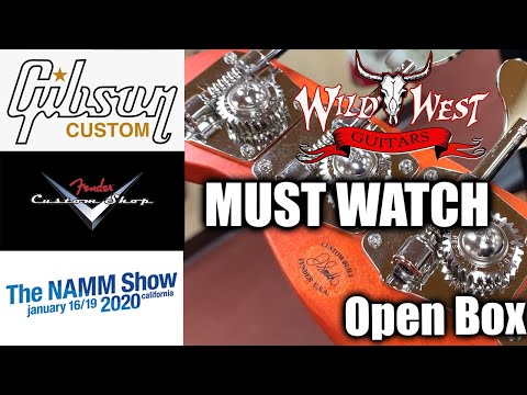 Wild West Guitars Open Box 📦- Gibson & Fender Custom Shop 🔥Electric Guitar & Bass