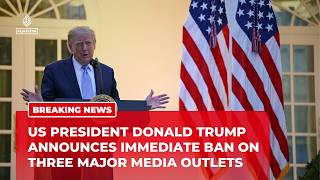 Trump bans CNN, MSNBC and Politico from White House over reporting