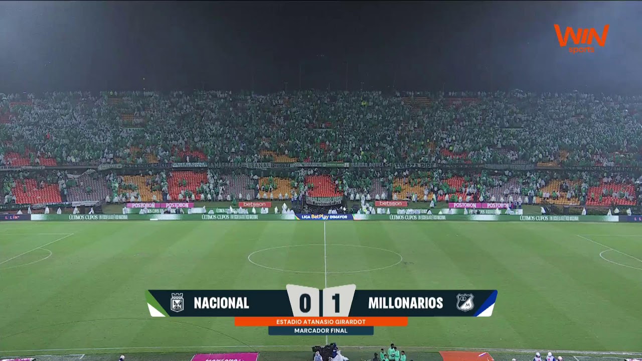 Miniatura del partido Atletico Nacional vs Millonarios