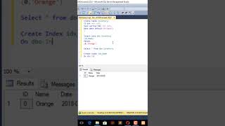 SQL CREATE INDEX Statement 