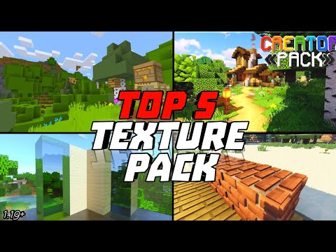 🔥 Top 5 Texture Pack For Minecraft PE 1.19 || Best Texture Pack For Mcpe