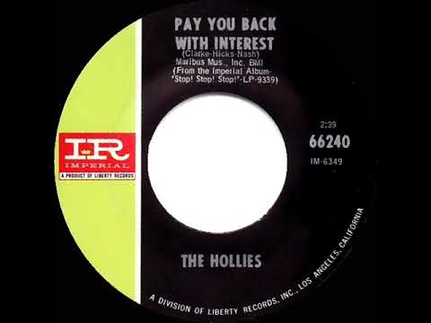 1967 HITS ARCHIVE: Pay You Back With Interest - Hollies (mono)