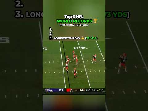 NFL WORLD RECORDS🏆 #nfl #nflfootball #nflshorts #patrickmahomes #worldrecord