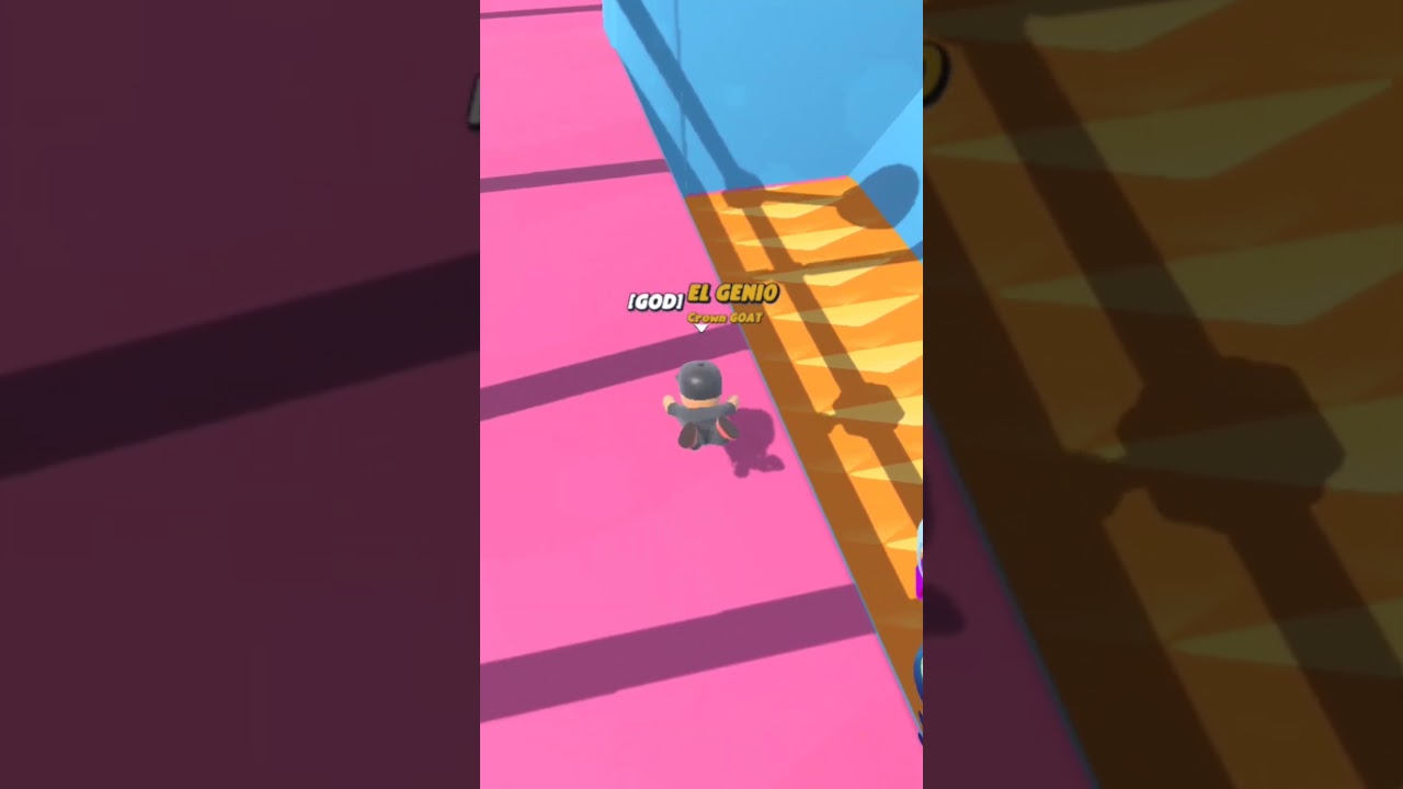 He conseguido el nombre color dorado y el título Crown GOAT en Stumble Guys!!!