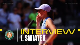 [情報] Iga被問到下一輪想打誰時摀嘴憋笑