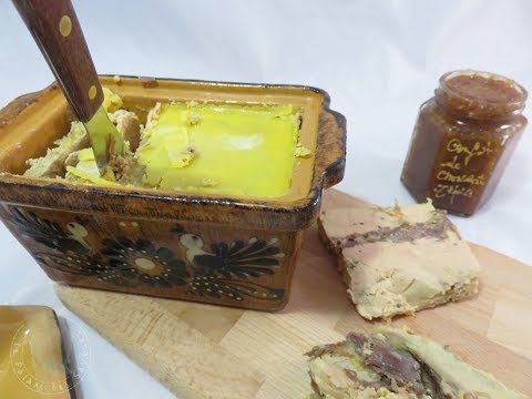Recette de terrine de foie gras au confit fondant