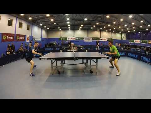 Łukasz Nadolski vs Igor Zawadzkyi | Akademickie Mistrzostwa Polski w tenisie stołowym