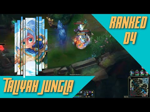 RANKED en Diamante 4 | Probando primer golpe en la JUNGLA | Taliyah REWORK