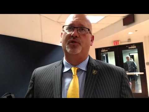 East Tennessee State Coach Steve Forbes Post Game vs Villanova 11/20/15