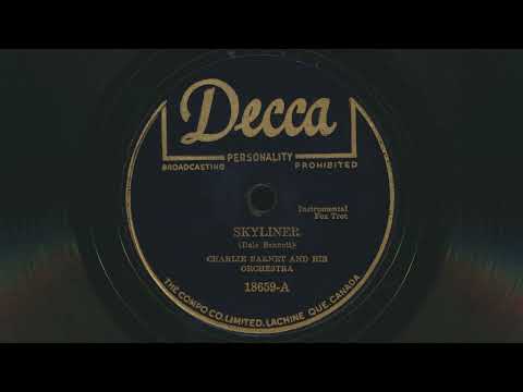 CHARLIE BARNET Skyliner (1945) Big Band Jazz Instrumental - 78 RPM record