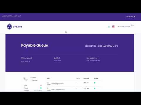 UPLIBRA Новости проекта 9 октября 2019 года Раздача монет Libra от проекта Uplira