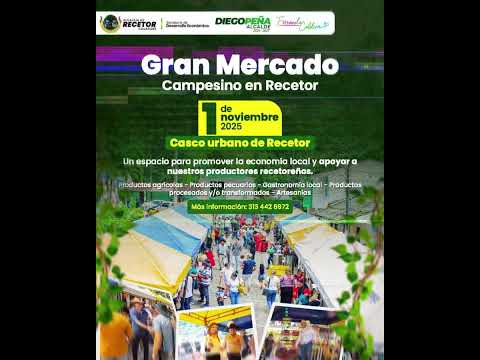 Invitación Mercado Campesino en Recetor Casanare