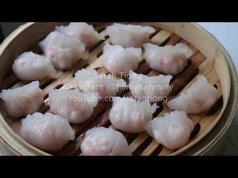 EASY CRYSTAL PRAWN DUMPLINGS (HAR GOW FROM YUM CHA) RECIPE