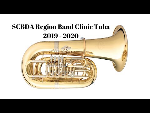 SCBDA Region Band Clinic Tuba 2019 - 2020
