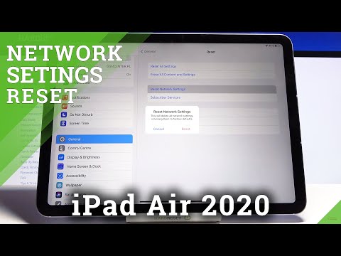 How to Reset Network Settings in APPLE iPad Air 2020 – Restore Network Defaults