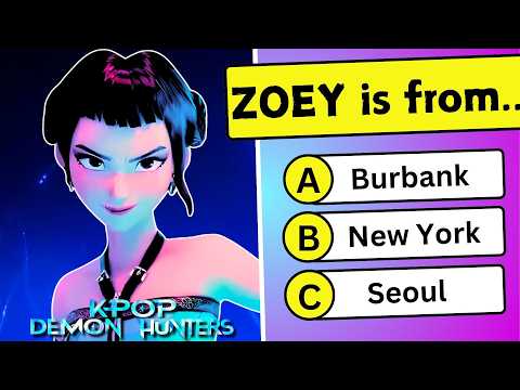 KPop Demon Hunters Movie Trivia Quiz Challenge #5🔥~ Huntrix, Saja Boys, Rumi, Jinu, Baby Saja💖🎶