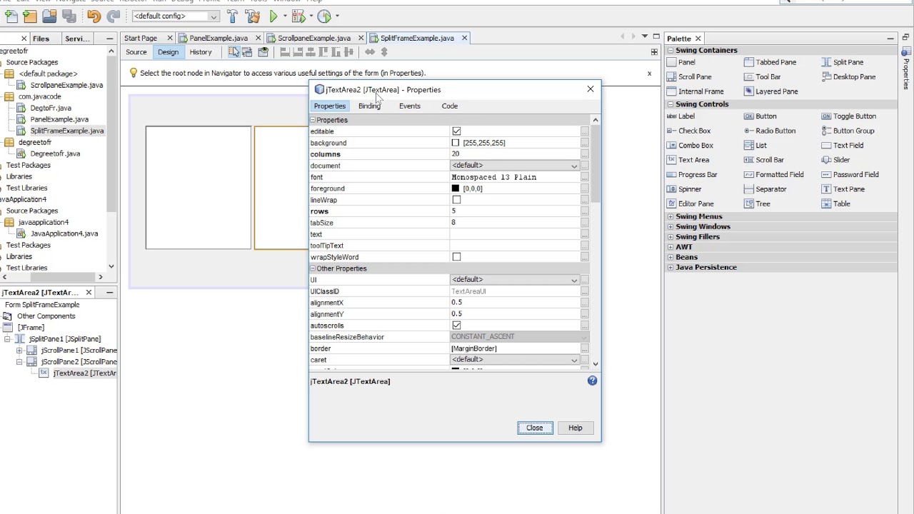 How to use SplitPane in Swing Tutorial part-11 || Java Code