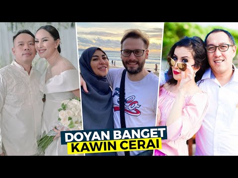 6 Artis yang Menikah Hingga 4 Kali, Endingnya Jadi Begini