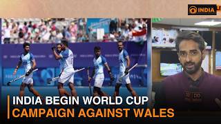 India begin World Cup campaign against Wales