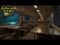 Relaxing Trans-Siberian Train Journey on a Rainy Night 🚂 Train and Rainfall Sounds for Sleep & Relax