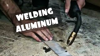 HOW TO: MIG WELDING ALUMINUM WITHOUT A SPOOL GUN!!!