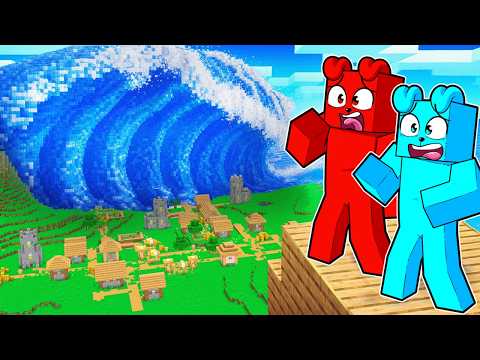 WSZYSTKIE RODZAJE TSUNAMI w Minecraft!