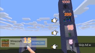「タッチするとアプリストア行く系CM」をマイクラで再現してみた【4本まとめ】