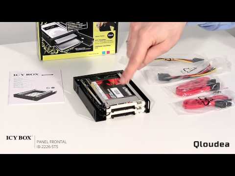 IcyBox - IB-2226STS - Panel frontal 2 x 2.5" SATA