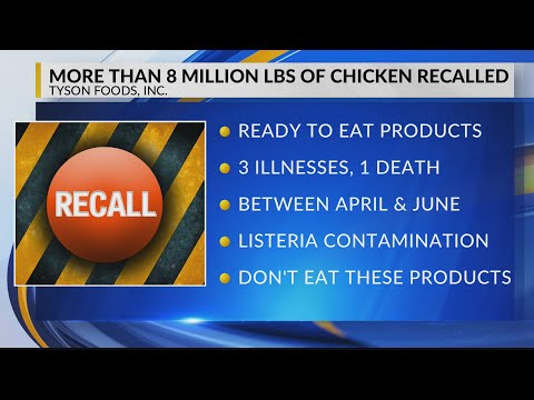 Tyson Foods recalls ready-to-eat chicken products over...