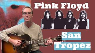 Pink Floyd Friday - San Tropez Guitar Lesson + Slide Solo
