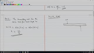 Problem Session-2: Motion of System of Particles and Rigid Bodies