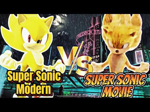Super Sonic (Modern) vs Super Sonic (Movie)