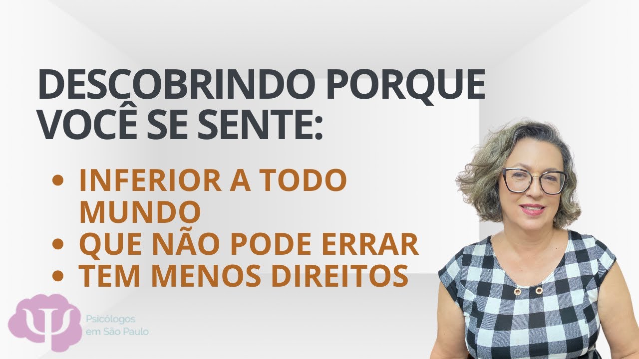O QUE FIZERAM VOCE PENSAR SOBRE VOCÊ MESMO NA INFANCIA DETERMINA COMO VOCÊ LIDA COM O MUNDO HOJE.