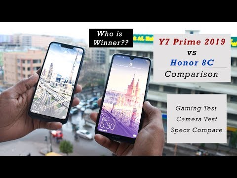 Huawei Y7 Prime 2019 vs Honor 8C | Who is Winner?