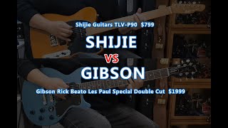 Video thumbnail for ShijieGuitars TLV-p90 vs Gibson p90 by Shijie Guitars