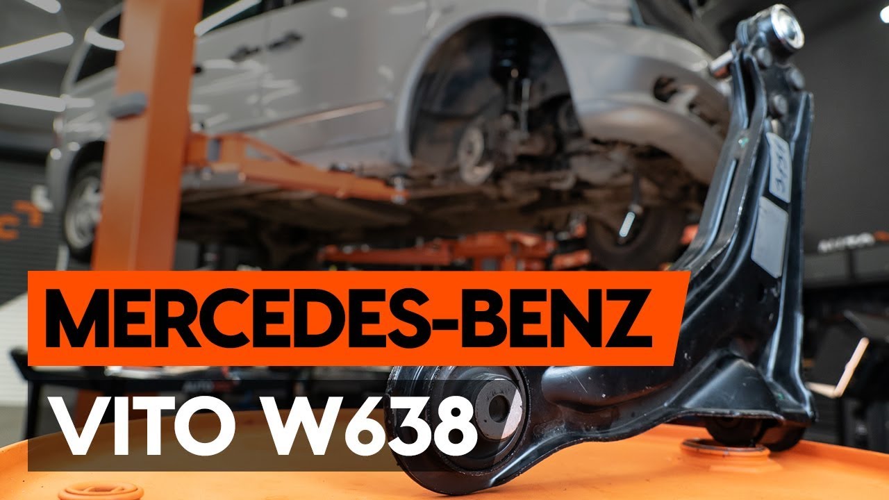 Jak vyměnit přední spodní rameno na Mercedes Vito W638 – návod k výměně