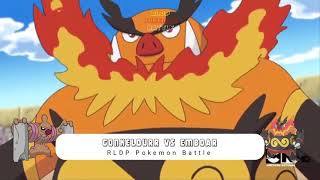 Conkelorr vs Emboar, Pokemon battle world, Pokemon battle tournament, Pokemon in telugu, unova
